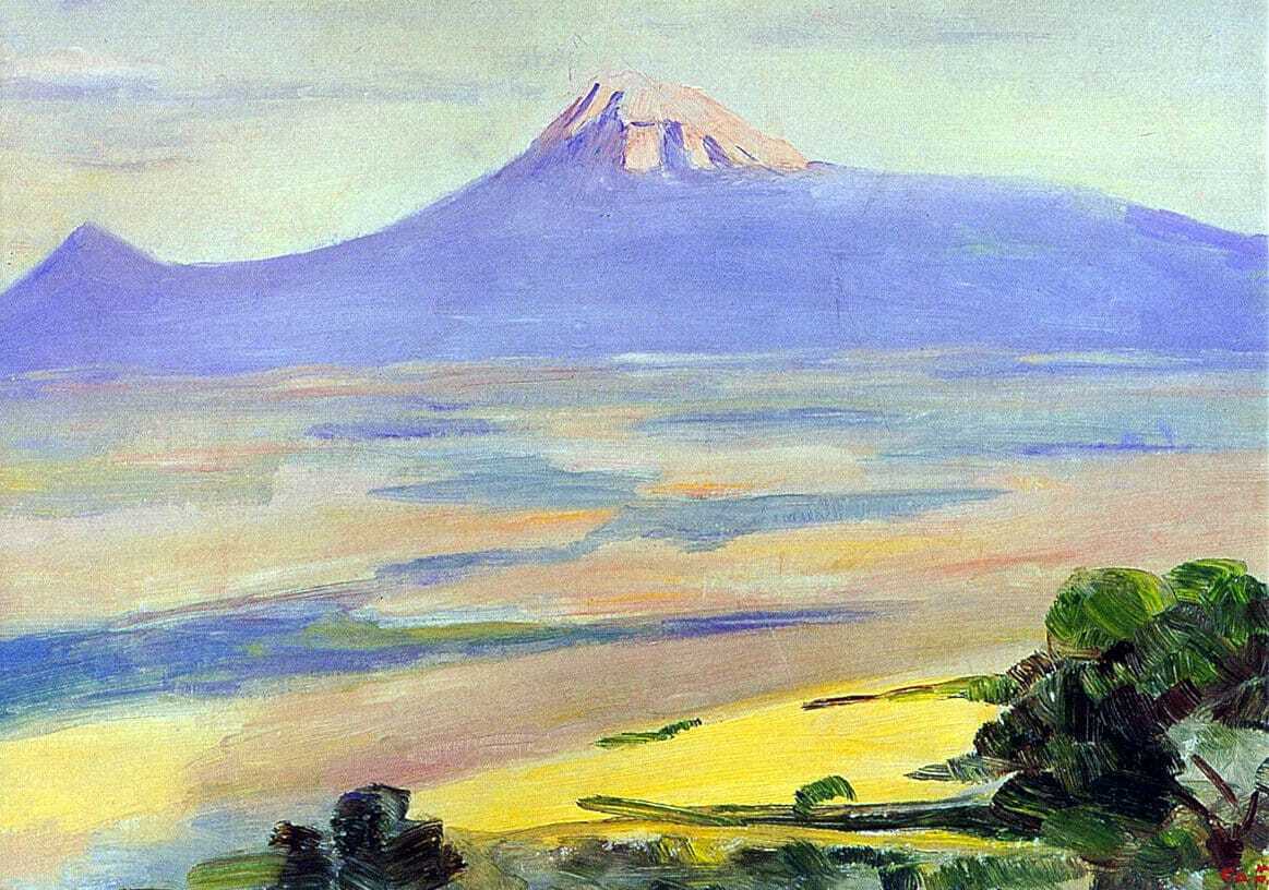 М. Сарьян. Арарат. Закат солнца. 1958 г.