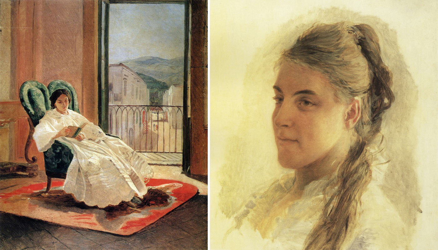 Забела Анна Петровна, жена художника. Забела Анна Петровна, жена художника.