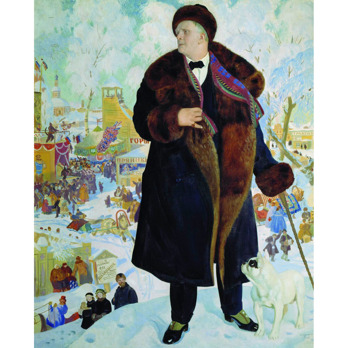 Б.М. Кустодиев. Портрет Ф. И. Шаляпина. 1921 г. Б.М. Кустодиев. Портрет Ф. И. Шаляпина. 1921 г.
