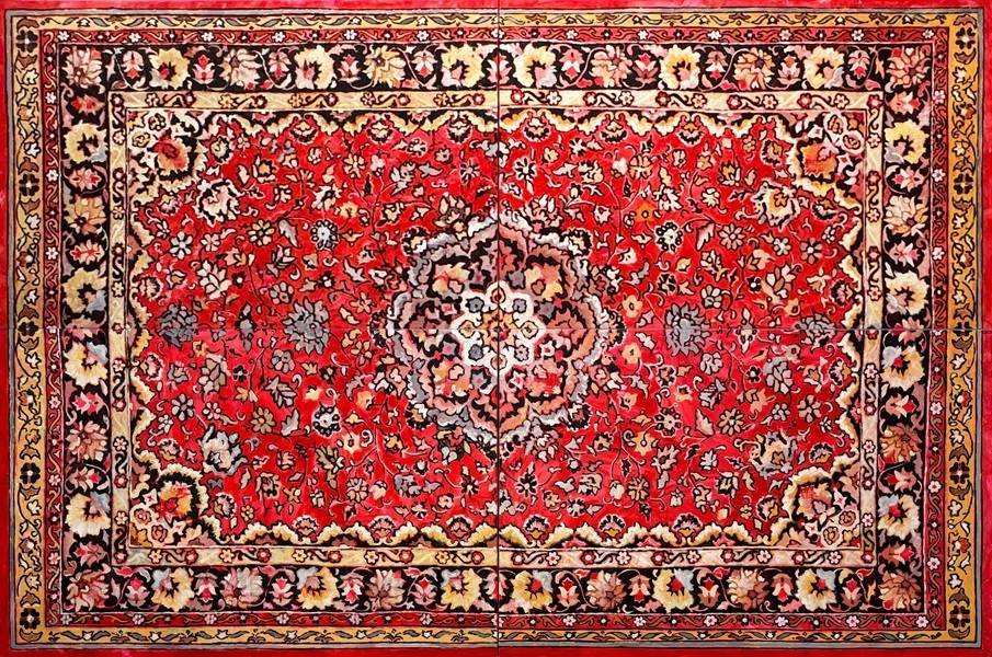 Сергей Казаков-Подкин. Ковер. 2025. Холст, масло, акрил.160х240