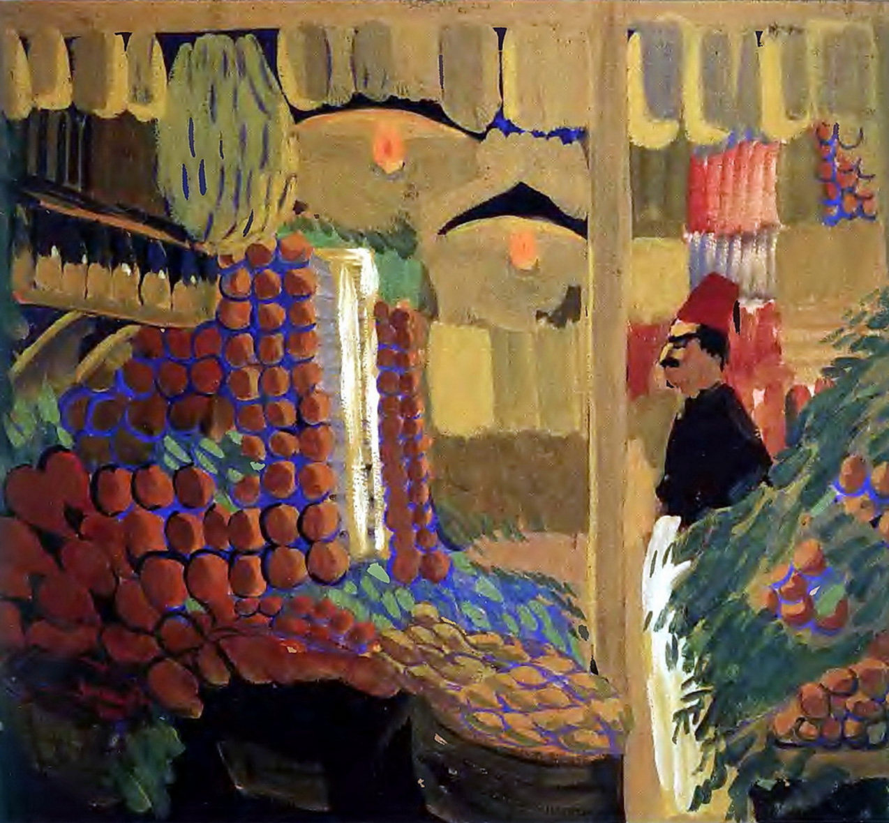 М. Сарьян. Фруктовая лавочка. 1910 г.