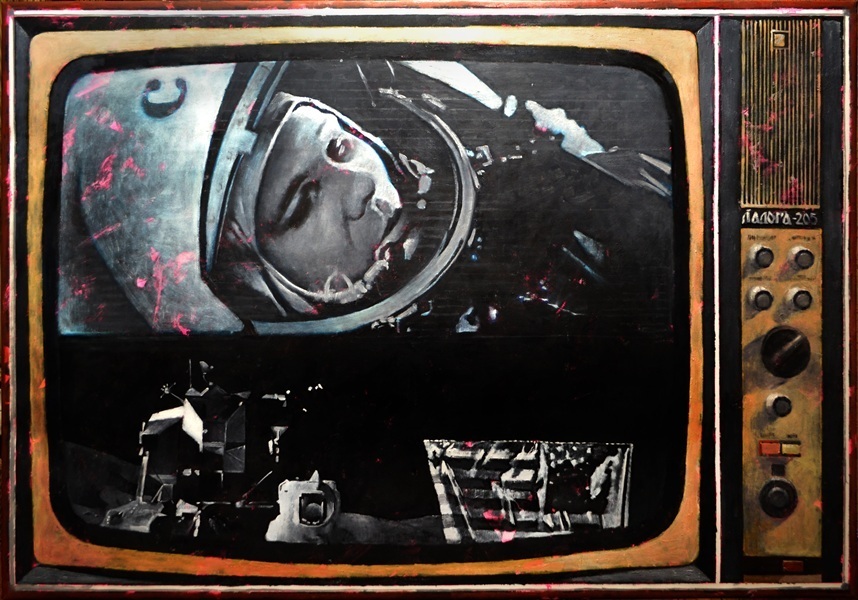 Сергей Казаков-Подкин. Быль и небыль. 2025г. Холст, масло, акрил. 80х120