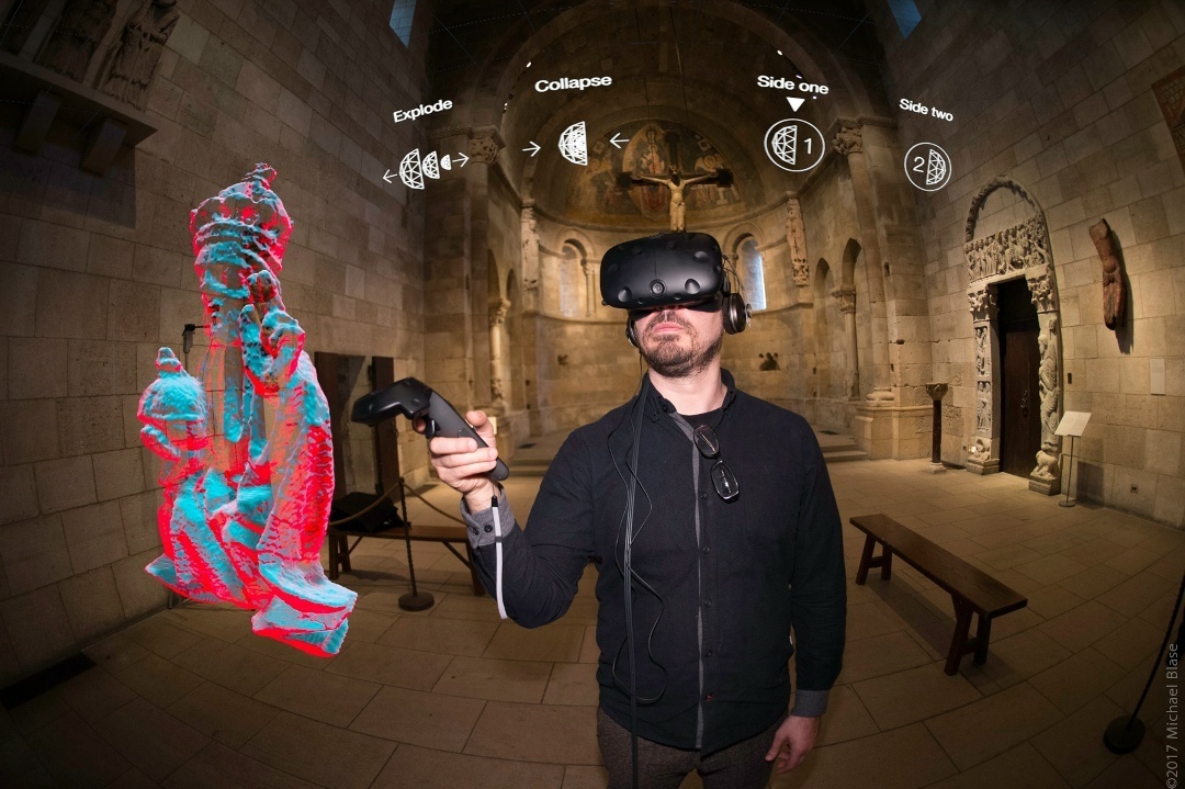 Изучение музейной экспозиции в VR-очках