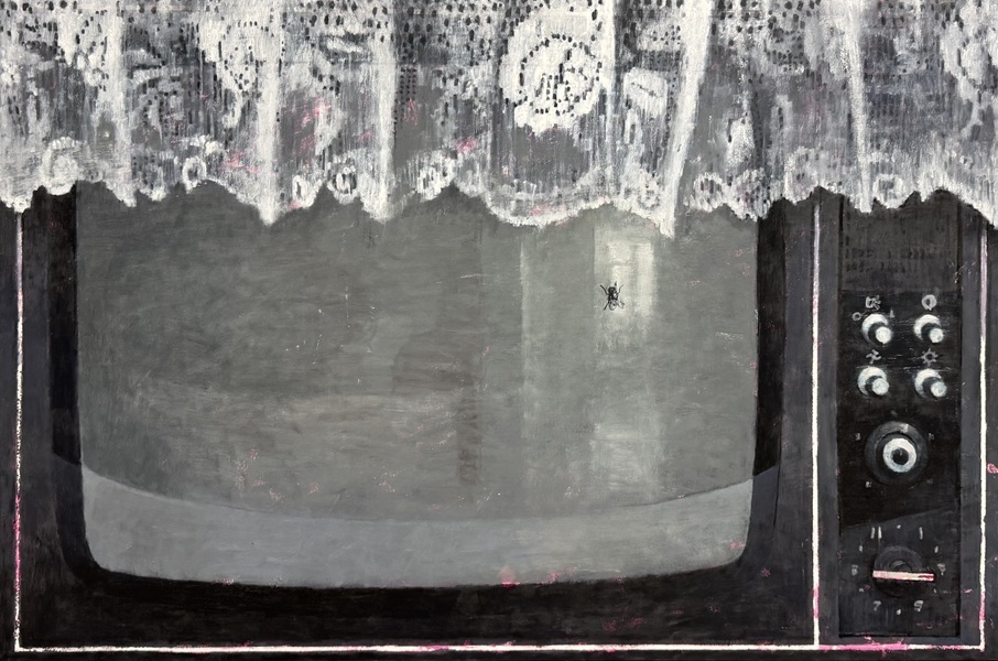 Сергей Казаков-Подкин. Пауза. 2025. Холст, масло, акрил. 80х120