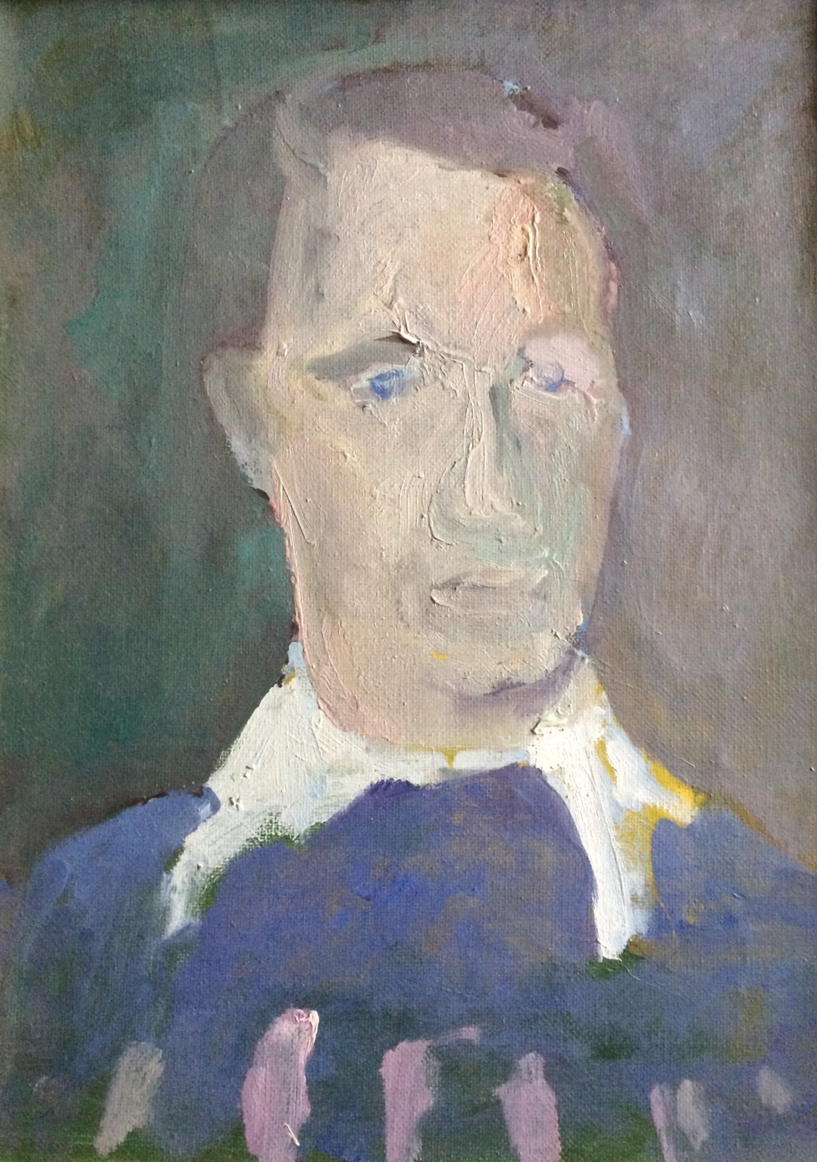 Ю.Ларин. Мужской портрет (автопортрет). 1978