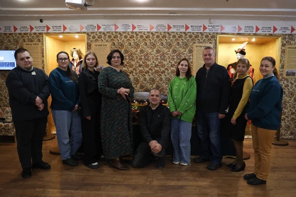 A voivode's feast recreated at the Tomsk museum.