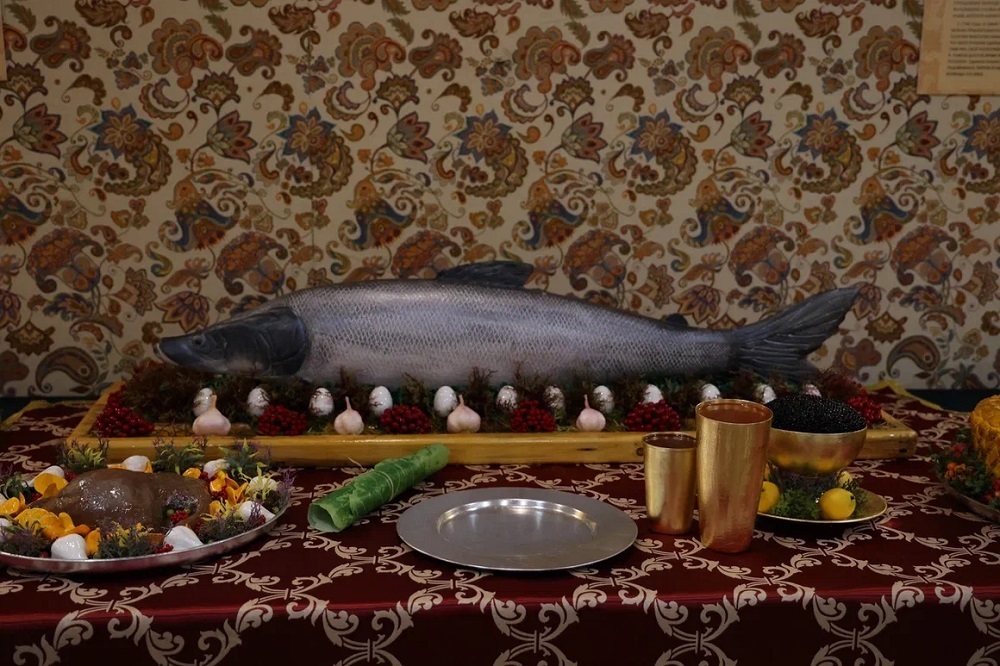 A voivode's feast recreated at the Tomsk museum.