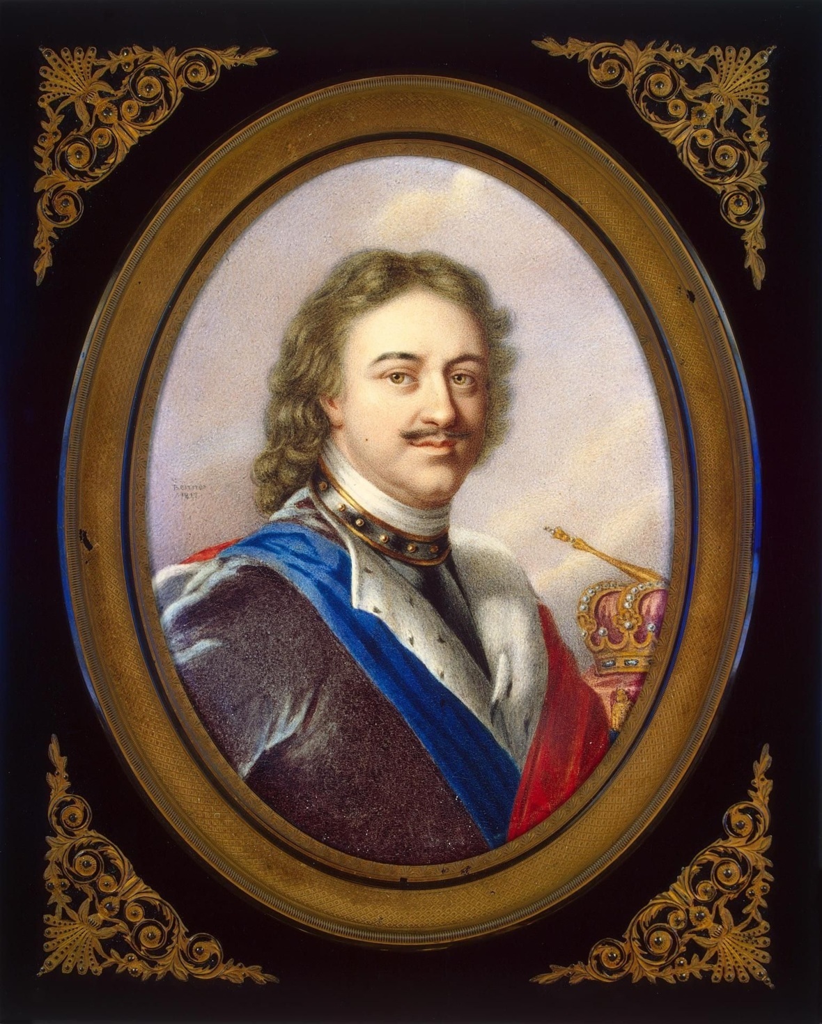 Петр I. Миниатюра Жана Анри Беннера, 1821 г. Петр I. Миниатюра Жана Анри Беннера, 1821 г.