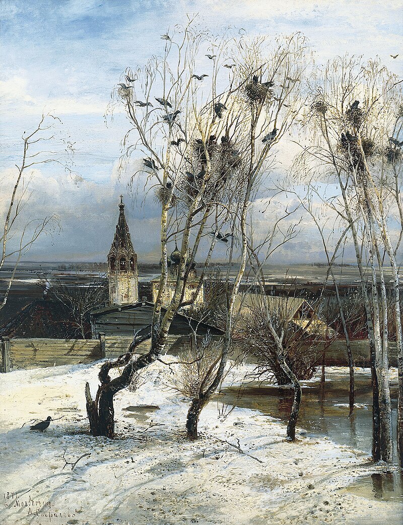 Алексей Саврасов. Грачи прилетели. 1870 г.