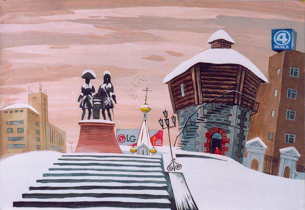 Выставка Нарисованный Екатеринбург