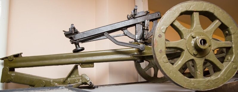 Machine tool, wheeled model 1943. 7.62mm heavy machine gun system Goryunov model 1943, educational