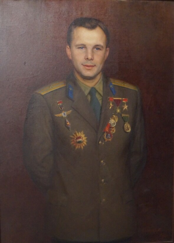 Александр Шилов. Портрет Юрия Гагарина, 1974