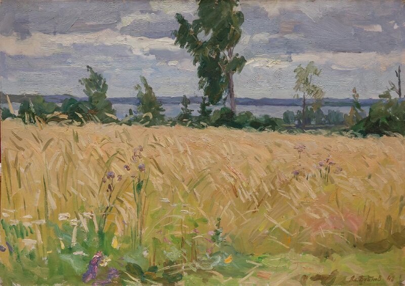 Rye. Painting work