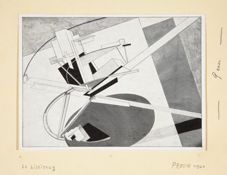 一个排版印象。 Proun17"航空"。 1920-1921