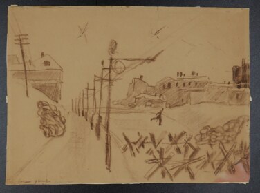 Александр Дейнека. Тревога. Декабрь 1941