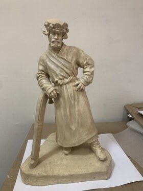 雕塑《驿站车夫》，1850年