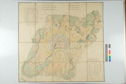 莫斯科京城规划图，1824年